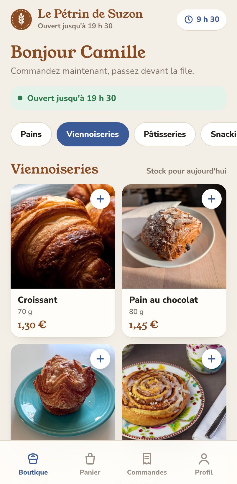 Le Pétrin de Suzon sur téléphone